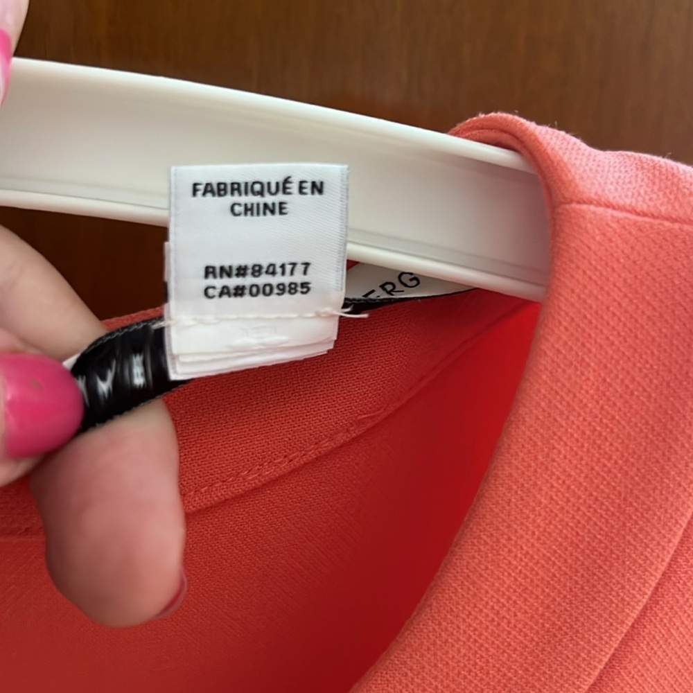 Diane von Furstenberg melon sleeveless sheath midi dress size 4 - Picture 7 of 9
